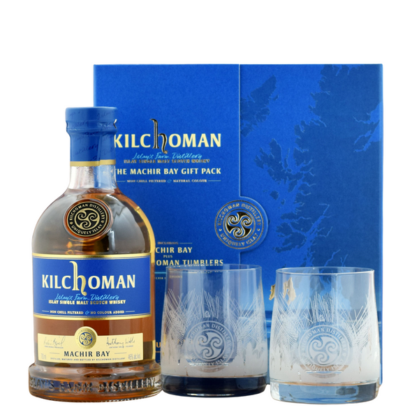 Kilchoman 'Machir Bay' Gift Pack with Glasses 46%