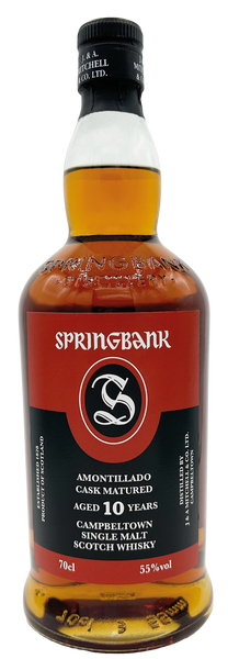 Springbank 'Amontillado Cask Matured' 10 years old 55%